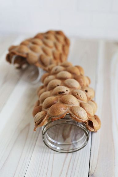 Gaufres aux oeufs (matcha)