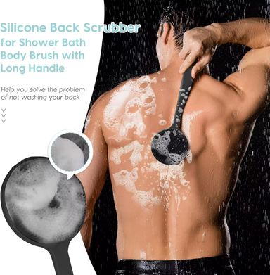 Shower Brush Silicone Back Scrubbers