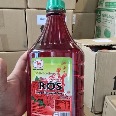 10pots- Red Horse Rose Syrup 2L (ctn)
