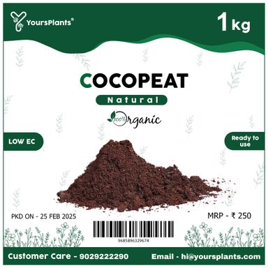 Cocopeat Bag Pack Low Ec -1 Kg