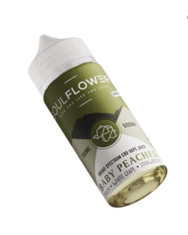 Soulflower CBD Vape Juice Baby Peaches
