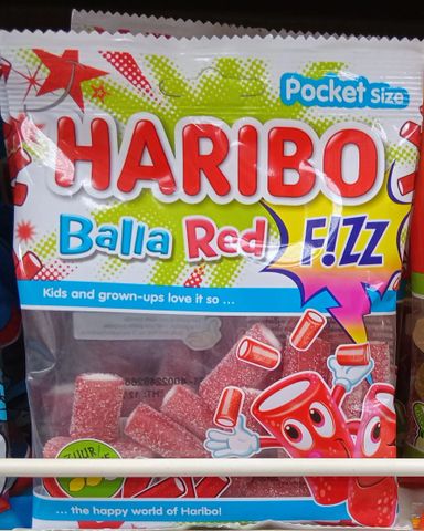 Haribo Balla Red Fizz 70gr