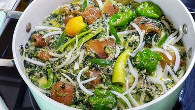 Sauce Légume Gboman - Pâte Noire/Pâte Blanche/Agbéli/Akassa - CHEZ DEDE 