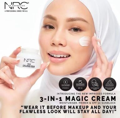 NRC 3 IN 1 MOISTURISER, PRIMER AND SUNBLOCK
