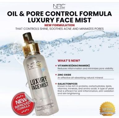 NRC OIL AND PORE CONTROL FORMULA LUXURY FACE MIST