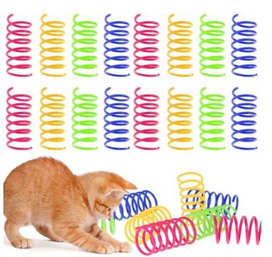 JUEGO DE RESORTES ACTIVIDADES PARA GATOS 5UNDS