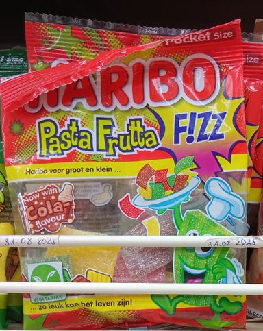 Haribo Pasta Frutta Fizz 70gr