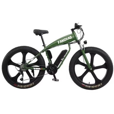 Fat Tire Electric Bike Waterproof Electric Fat Bike Kit Front 500w Downhill Bicycle