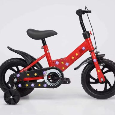 Popular New Model 16-Inch Bike for Kids Aged 7 for Boys and Girls with Training Wheel Ordinary Pedal