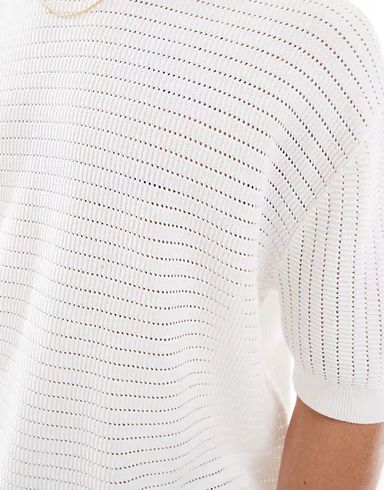 T-Shirt en maille texturé