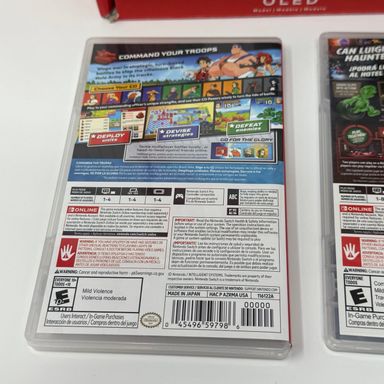 Nintendo Switch OLED Console + Luigi’s Mansion 3 + Advance Wars 1 + 2 Bundle