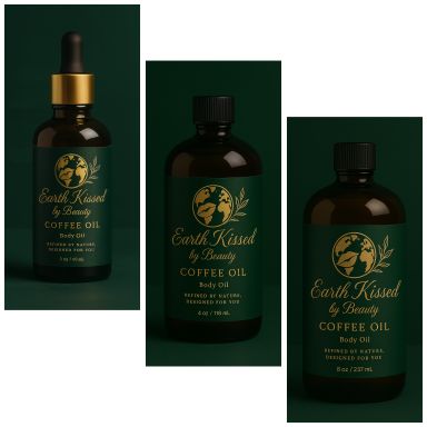 Earth Kissed by Beauty J Rock Coffee  Body Oil  SB