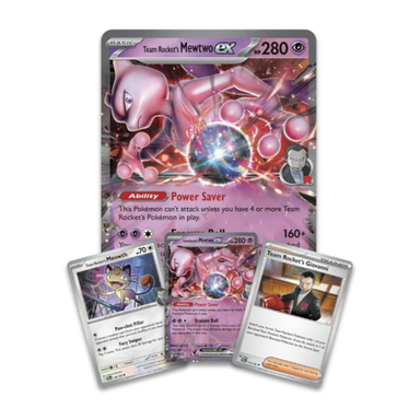 Team Rocket's Mewtwo EX Box