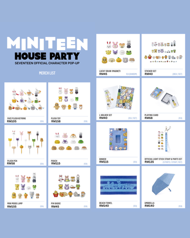 SEVENTEEN Official Character MINITEEN HOUSE PARTY