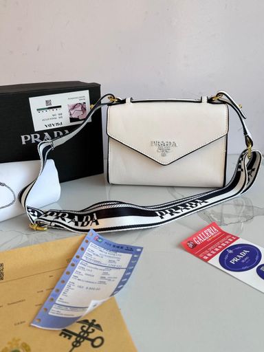 Prada white Messenger Bag