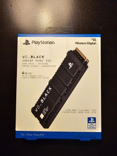 Western Digital 4TB SSD for PS5