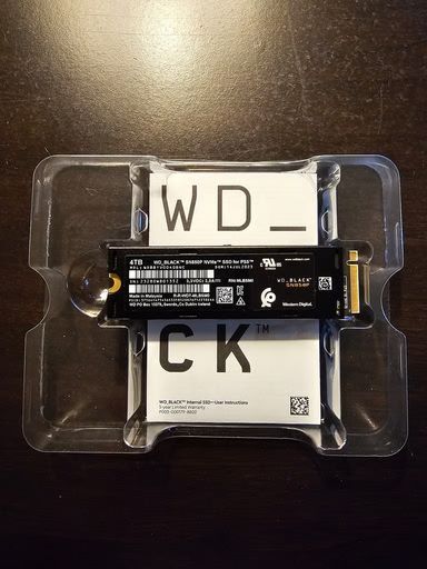 Western Digital 4TB SSD for PS5
