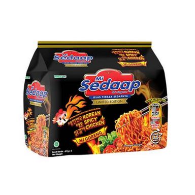 MI SEDAAP KOREAN SPICY CHICKEN MI GORENG 5*87G