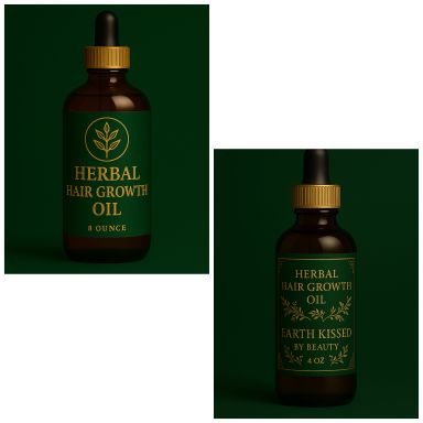 Earth Kissed by Beauty Herbal Hair Growth Oil SB 