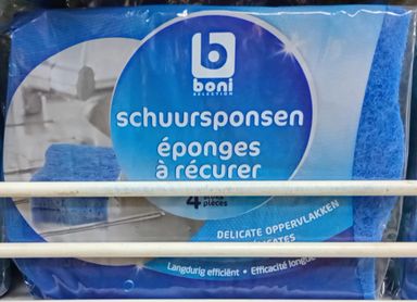 Boni Selection Eponges A Recurer Bleues 4'S