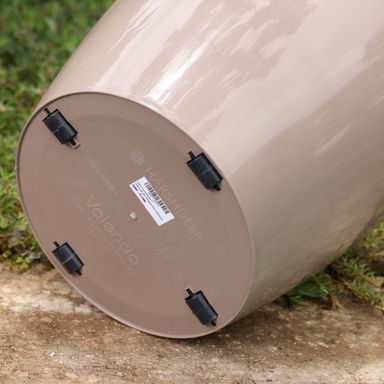 Large Planters with Wheels | 12Inch Planter | Mocca