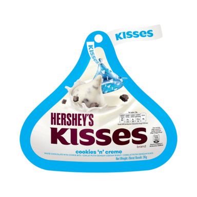 HERSHEYS KISSES COOKIES N CREME 36G