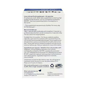 Optibac Every Day Extra 30 Capsules  