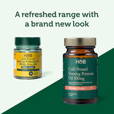 Holland & Barrett Cold Pressed Evening Primrose Oil 500mg 30 Capsules
