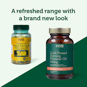 Holland & Barrett Cold Pressed Evening Primrose Oil 500mg 90 Capsules