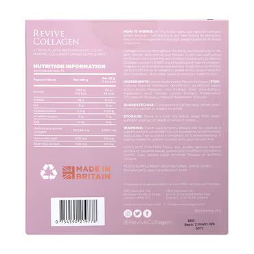 Revive Collagen Premium Liquid Marine Collagen Drink 8,500mgs 14 Sachets