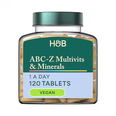 Holland & Barrett ABC to Z Vegan Multivitamins 120 Tablets