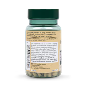 Holland & Barrett Enteric Coated Odourless Garlic 1000mg 120 Tablets
