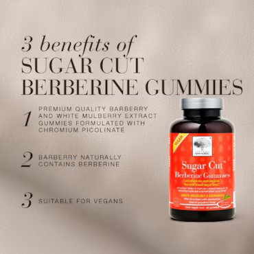 New Nordic Sugar Cut Berberine 60 Gummies