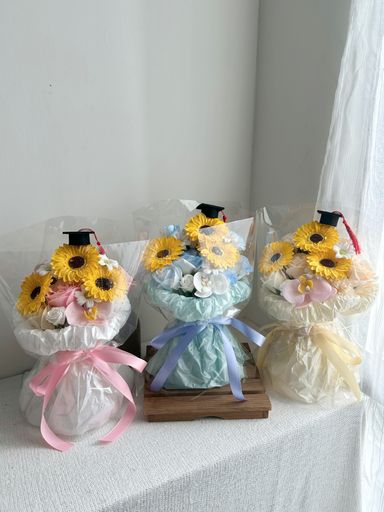Graduation Mixed Flower Bouquet  