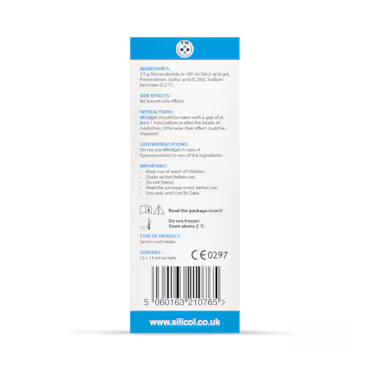 Silicolgel for IBS Symptoms and Gastrointestinal Disorders 12x15ml Sachets