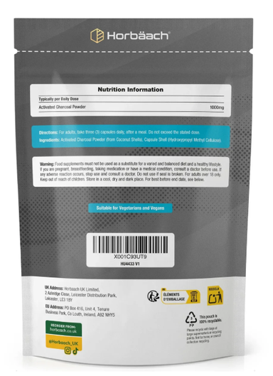 Activated Charcoal 1000 mg | 120 Capsules