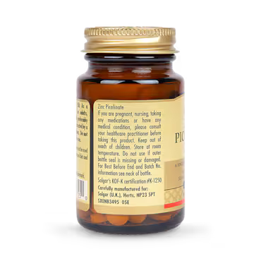 Solgar Zinc Picolinate 22mg 100 Tablets