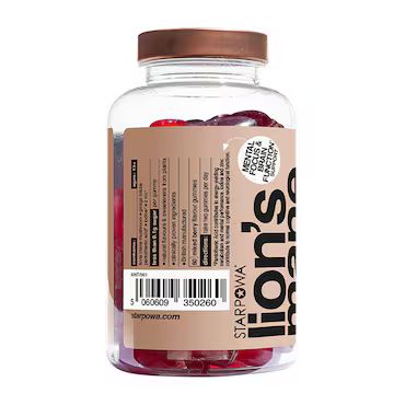 Starpowa Focus Lion's Mane Mushroom 500mg 60 Vegan Gummies