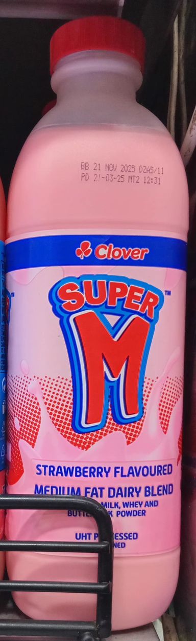 Clover Super M Strawberry 1lt