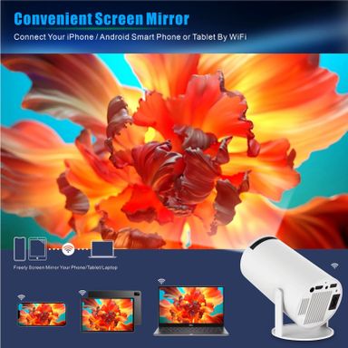 Tripsky Hy300 Pro Projector HY320 Mini 4k Smart Android 11 Home Theater Projecteur Portable HD Proyector Smart Projector