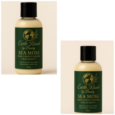 Earth Kissed by Beauty Sea Moss Deep Conditioning Treatment ABK