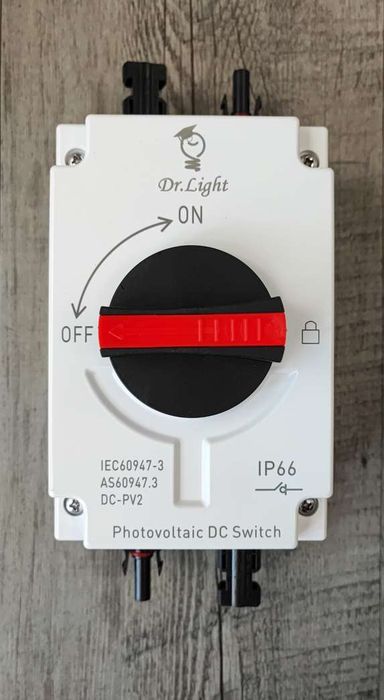 DR Light LONQ-40 40Amp Solar Photovoltaic DC Isolator Switch Light (10006626)