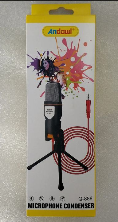 Andowl Q-888 Microphone Condenser - Professional Grade Recording Mic (10003383)