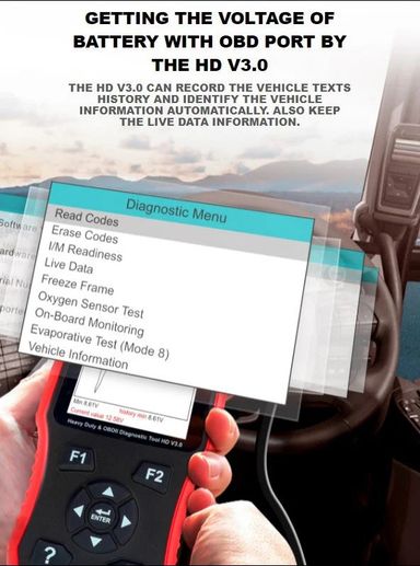iCarsoft HD V3.0 for Heavy Duty Diagnostic Tool (50000644)