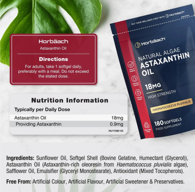 Astaxanthin 18 mg | 180 Softgels