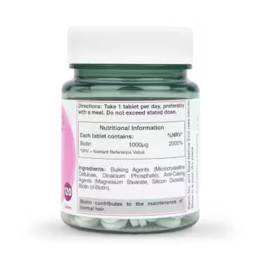 Holland & Barrett Biotin 1000ug 120 Tablets