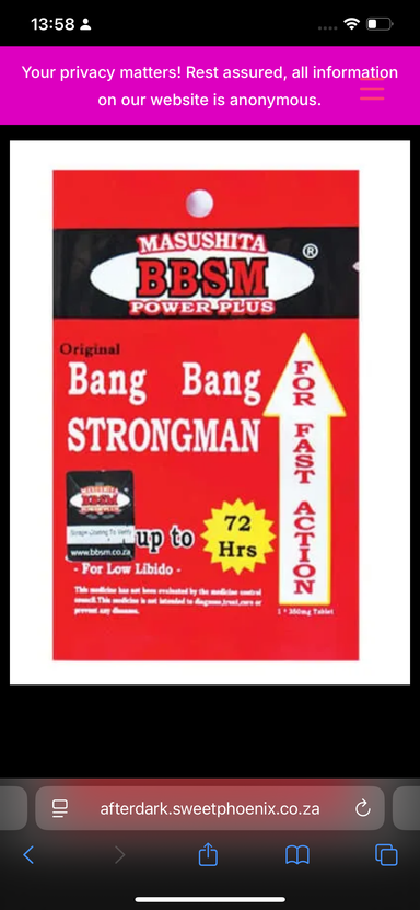 BBSM Bang Bang Strong Man (1 tablet)