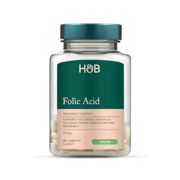 Holland & Barrett Folic Acid & Vitamin D3 180 Tablets