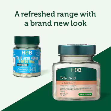 Holland & Barrett Folic Acid & Vitamin D3 90 Tablets