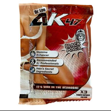 AK47 Power Capsules with Black Maca